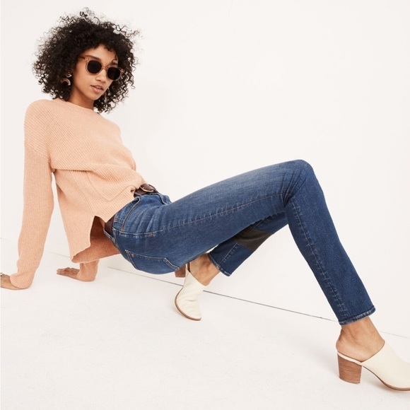 Madewell 8” Skinny Jeans Medium Ames Wash Stretch Classic Casual Sz 28 - Picture 2 of 13